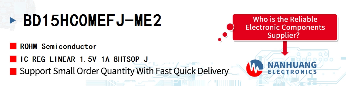 BD15HC0MEFJ-ME2 ROHM IC REG LINEAR 1.5V 1A 8HTSOP-J