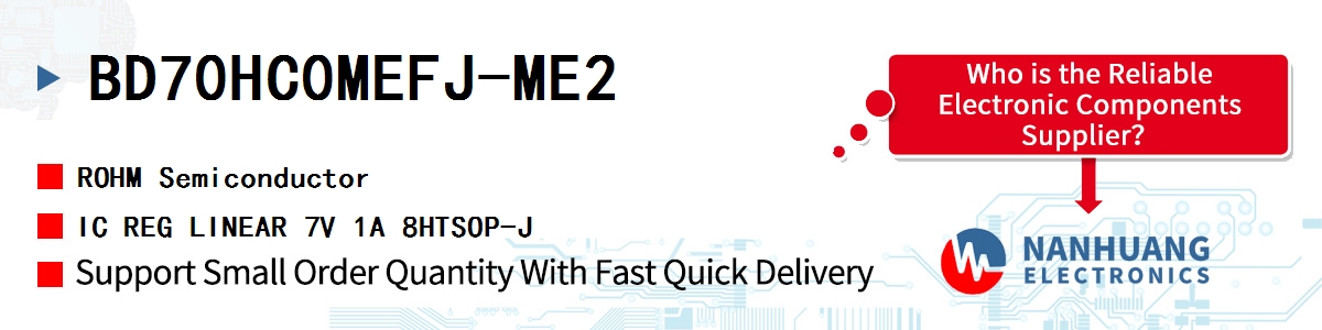 BD70HC0MEFJ-ME2 ROHM IC REG LINEAR 7V 1A 8HTSOP-J