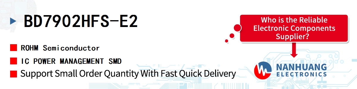 BD7902HFS-E2 ROHM IC POWER MANAGEMENT SMD