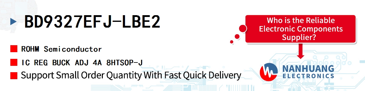 BD9327EFJ-LBE2 ROHM IC REG BUCK ADJ 4A 8HTSOP-J