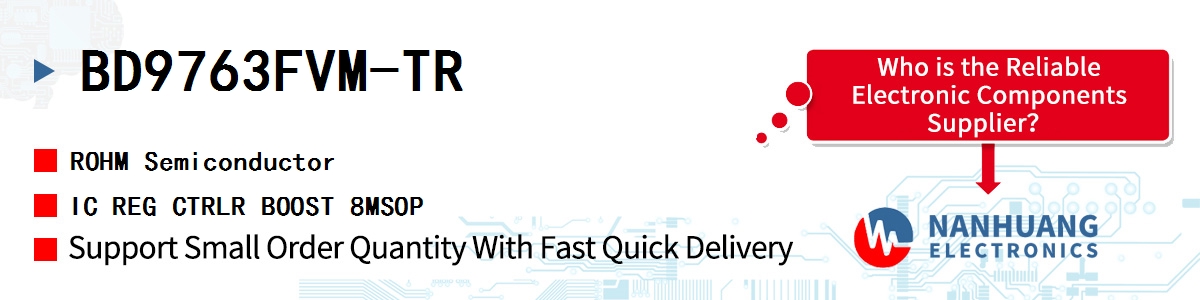 BD9763FVM-TR ROHM IC REG CTRLR BOOST 8MSOP