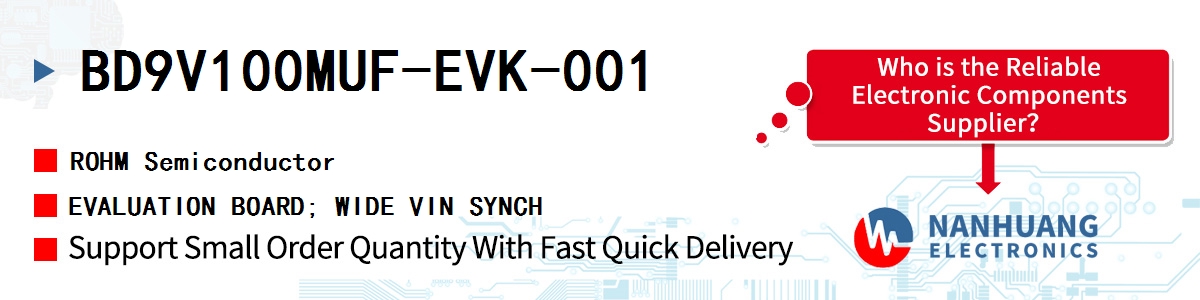 BD9V100MUF-EVK-001 ROHM EVALUATION BOARD; WIDE VIN SYNCH