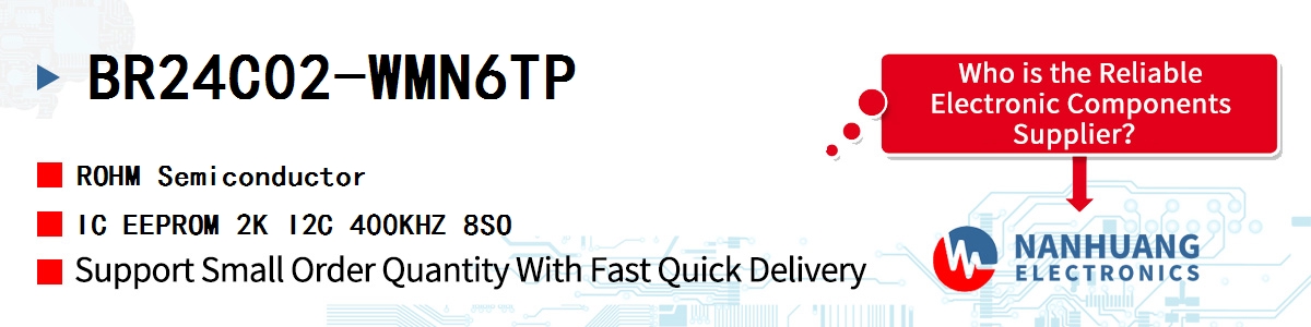 BR24C02-WMN6TP ROHM IC EEPROM 2K I2C 400KHZ 8SO