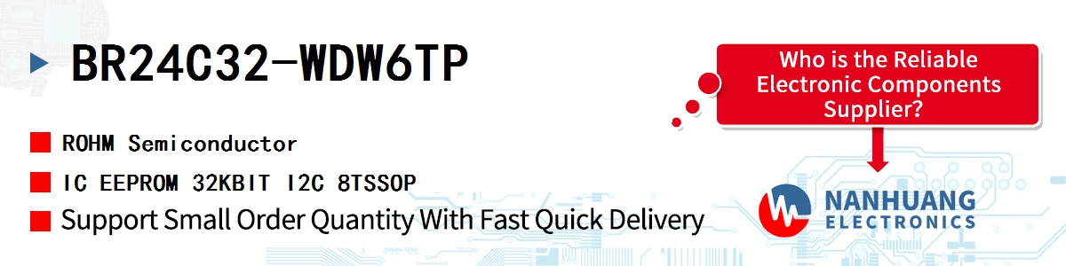 BR24C32-WDW6TP ROHM IC EEPROM 32KBIT I2C 8TSSOP