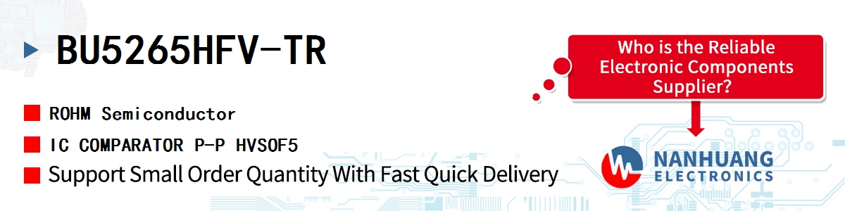 BU5265HFV-TR ROHM IC COMPARATOR P-P HVSOF5