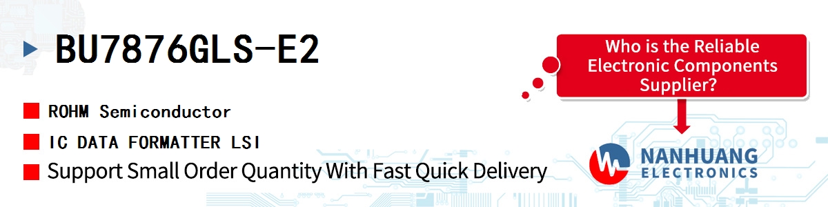 BU7876GLS-E2 ROHM IC DATA FORMATTER LSI
