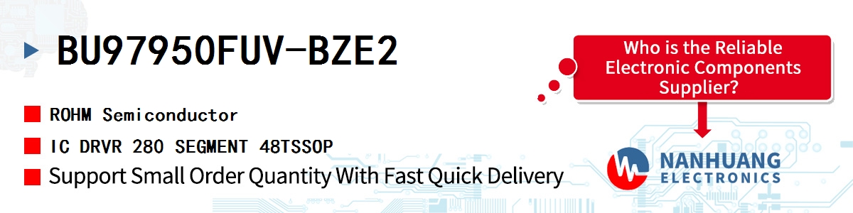 BU97950FUV-BZE2 ROHM IC DRVR 280 SEGMENT 48TSSOP