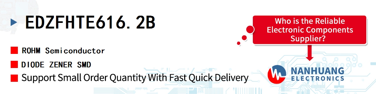 EDZFHTE616.2B ROHM DIODE ZENER SMD