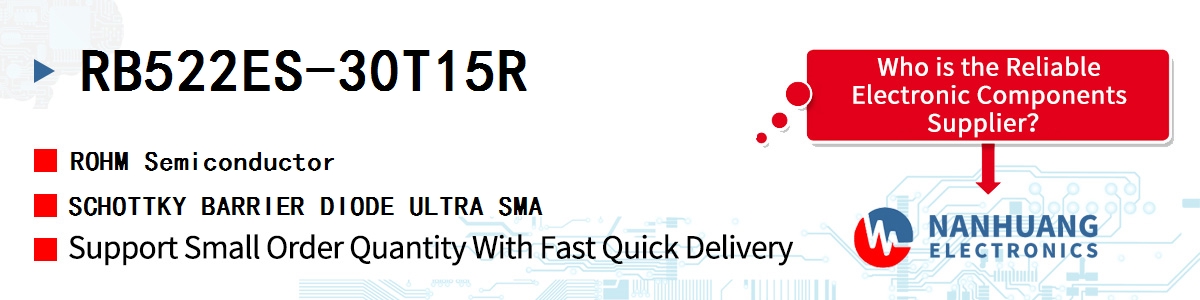 RB522ES-30T15R ROHM SCHOTTKY BARRIER DIODE ULTRA SMA