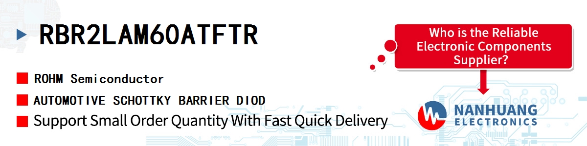 RBR2LAM60ATFTR ROHM AUTOMOTIVE SCHOTTKY BARRIER DIOD