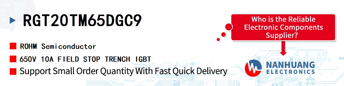 RGT20TM65DGC9 ROHM 650V 10A FIELD STOP TRENCH IGBT