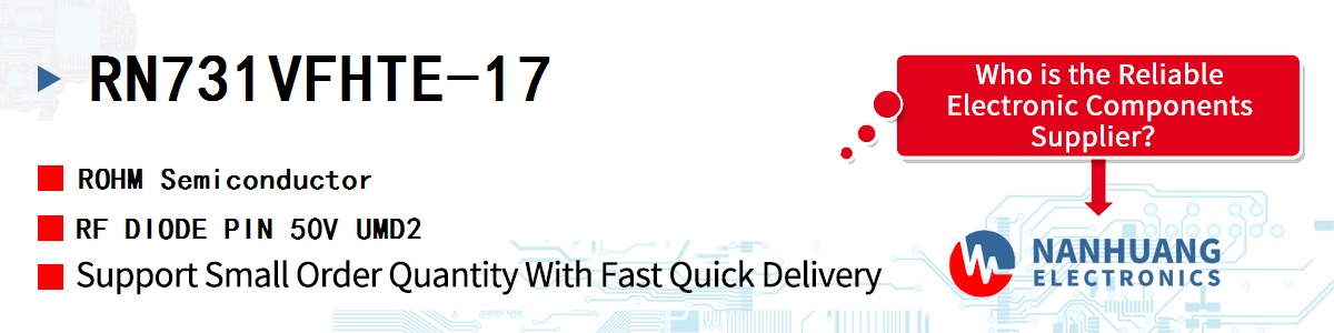 RN731VFHTE-17 ROHM RF DIODE PIN 50V UMD2