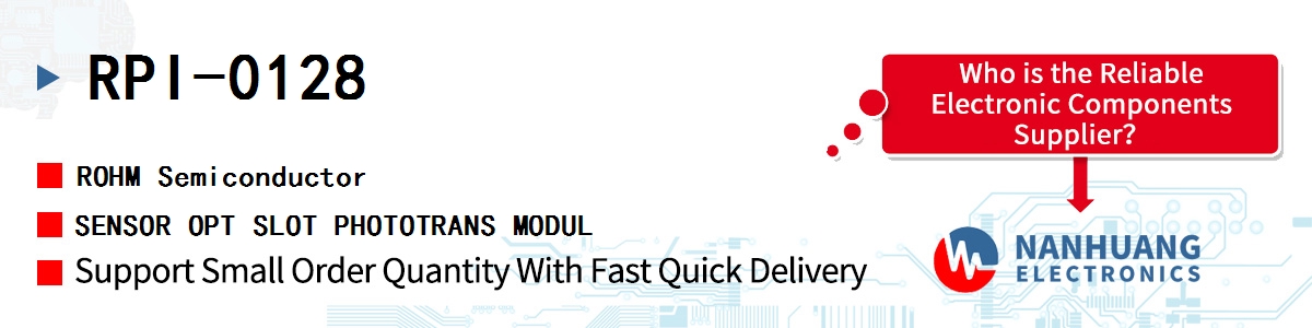 RPI-0128 ROHM SENSOR OPT SLOT PHOTOTRANS MODUL