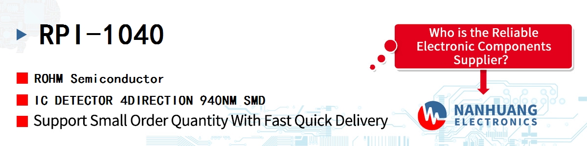 RPI-1040 ROHM IC DETECTOR 4DIRECTION 940NM SMD