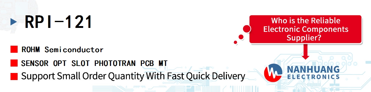 RPI-121 ROHM SENSOR OPT SLOT PHOTOTRAN PCB MT