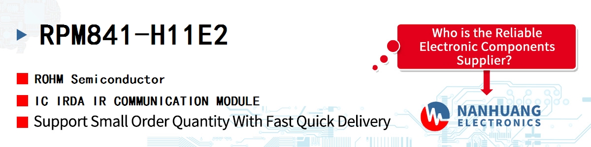 RPM841-H11E2 ROHM IC IRDA IR COMMUNICATION MODULE