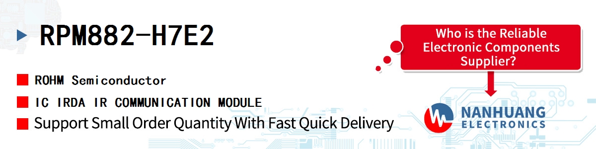 RPM882-H7E2 ROHM IC IRDA IR COMMUNICATION MODULE