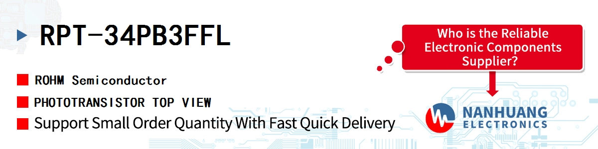 RPT-34PB3FFL ROHM PHOTOTRANSISTOR TOP VIEW