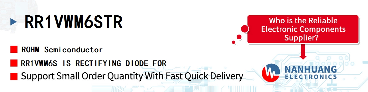 RR1VWM6STR ROHM RR1VWM6S IS RECTIFYING DIODE FOR