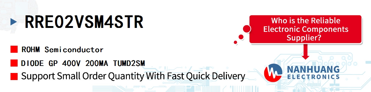 RRE02VSM4STR ROHM DIODE GP 400V 200MA TUMD2SM