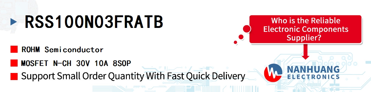 RSS100N03FRATB ROHM MOSFET N-CH 30V 10A 8SOP